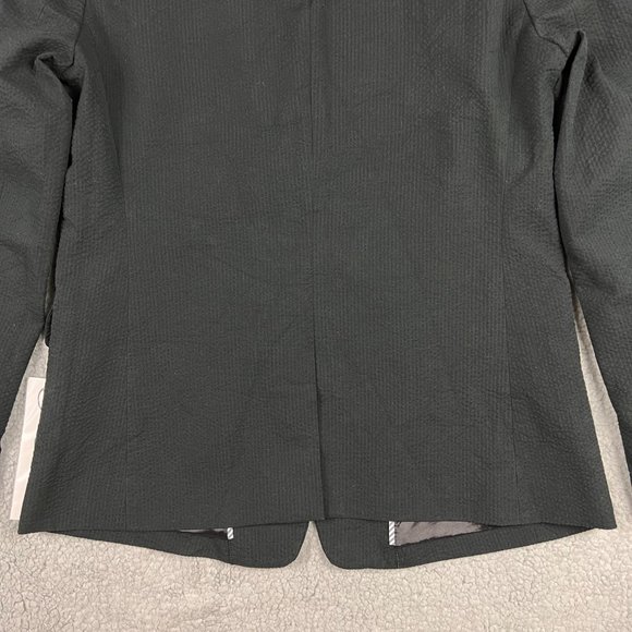 J Crew Blazer Women 6 Small Black Parke Jacket Textured Sport Coat Suit Casual 2 - Picture 9 of 11